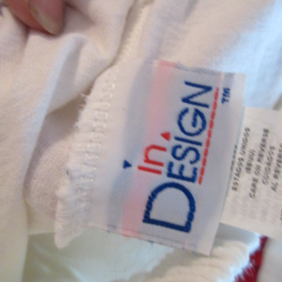 GIRLS WHITE COTTON SHORTS 14/16 IN DESIGN - Picture 3 of 3